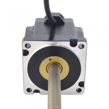 NEMA 34 Non-Captive Acme Linear Stepper Motor Actuator 1.8 Deg 5.5A 4.5Nm 75mm Stack Lead Revolution 2.54mm(0.1