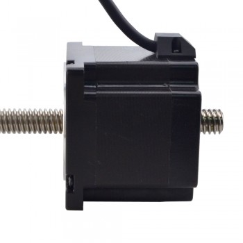 NEMA 34 Non-Captive Acme Linear Actuator1.8 Deg 5.5A 4.5Nm 75mm Stack Lead Revolution 6.35mm(0.25