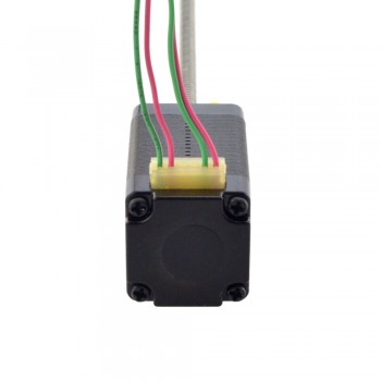 NEMA 8 External Acme Linear Stepper Motor Actuator 0.5A 1.8 Deg 0.02Nm 38.2mm StackLead Revolution 4mm(0.1575