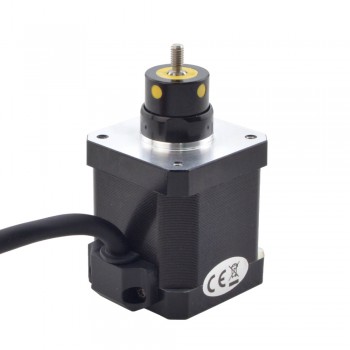 NEMA 17 Captive Acme Linear Actuator Stepper Motor Bipolar 1.8 Deg 0.5Nm 2.5A 48mm Stack Lead Revolution 2.54mm(0.1