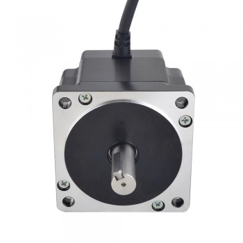 S Series Nema 34 Step Motor Bipolar 2 Phase 1.8 Degree 4.8 Nm(679.87oz.in) 6.0A 86x86x80mm 4 Wires