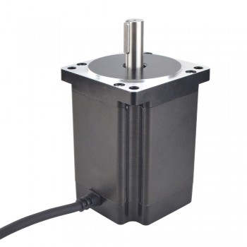 S Series Nema 34 Stepper Motor Bipolar 1.8 Deg 8.2 Nm(1161.45oz.in)  2 Phase 6.0A 86x86x114mm 4 Wires