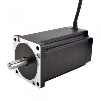 S Series Nema 34 Stepper Motor 4 Wires Bipolar 1.8 Deg 12.0 Nm(1699.68oz.in) 2 Phase 6.0A 86x86x151.5mm