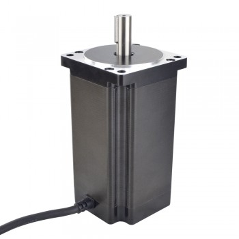 S Series Nema 34 Stepper Motor 4 Wires Bipolar 1.8 Deg 12.0 Nm(1699.68oz.in) 2 Phase 6.0A 86x86x151.5mm