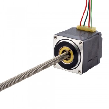 NEMA 11 Non-Captive Acme Stepper Motor Linear Actuator 1.8 Deg 0.06Nm 1.0A 32.2mm Stack Lead Revolution 1.27mm(0.05