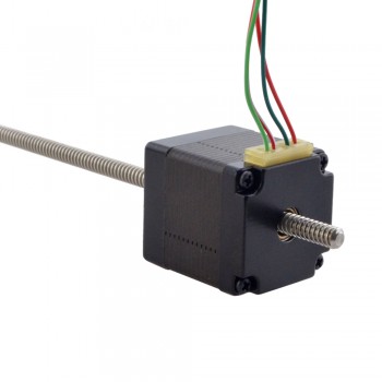 NEMA 11 Non-Captive Acme Stepper Motor Linear Actuator 1.8 Deg 0.06Nm 1.0A 32.2mm Stack Lead Revolution 1.27mm(0.05