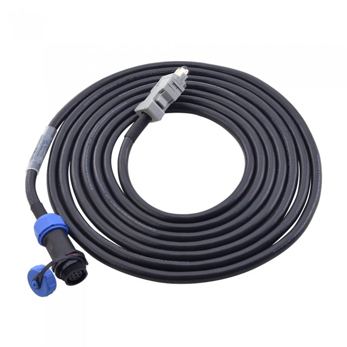 3m (118.11") Encoder Extenstion Cable with IP65 Aviation Connector for T6 Series Servo Motor