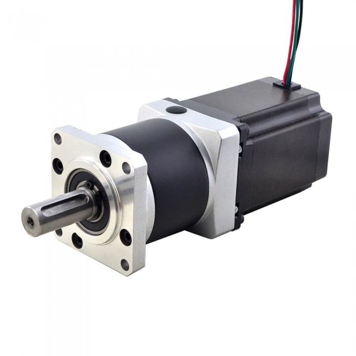 Nema 23 Stepper Motor Bipolar L=76mm 1.89Nm 2.9A with 50:1 Planetary Gearbox TQMG Series