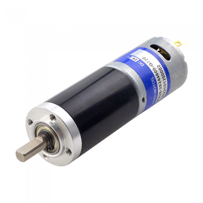 24V Brushed Gear DC Motor High Torque 22Kg.cm 6.4RPM with 720:1 Planetary Gearbox Mini DC Gear Motor