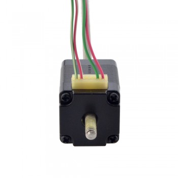 NEMA 8 Non-Captive Acme Linear Stepper Motor Actuator 1.8 Deg 0.5A 0.015Nm 28.2mm Stack Lead Revolution 1mm(0.03937