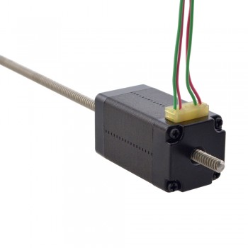 NEMA 8 Non-Captive Acme Linear Actuator Bipolar 0.5A 1.8 Deg 0.02Nm 38.2mm Stack Lead Revolution 2mm(0.07874