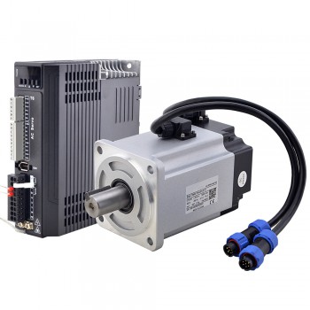 T6 Series 750W Digital AC Servo Motor & Driver Kit 3000rpm 2.39Nm with Brake 17-Bit Encoder IP65