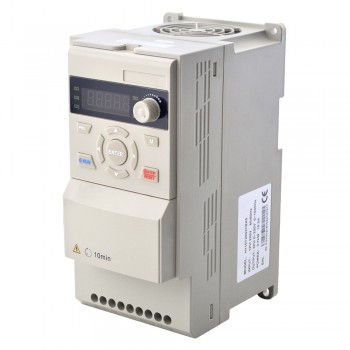H110 Series VFD Variable Frequency Drive 5HP 3.7KW 15.2A Single/Three Phase 220V for CNC Spindle Motor Speed Control