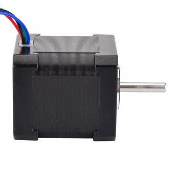 Full D-cut Shaft Nema 17 Stepper Motor Bipolar 59Ncm (84oz.in) 2A 42x48mm 4 Wires with 1m Cable & Connector