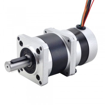 Geared Brushless DC Motor 24V 84W 350RPM 10:1 3 Phase BLDC Gear Motor with High Precision Gearbox
