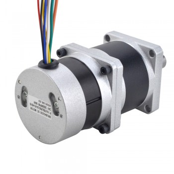 Geared Brushless DC Motor 24V 84W 350RPM 10:1 3 Phase BLDC Gear Motor with Gearbox