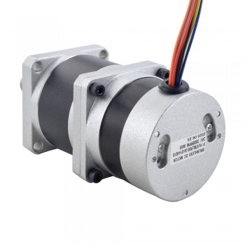 Geared Brushless DC Motor 24V 84W 350RPM 10:1 3 Phase BLDC Gear Motor with Gearbox