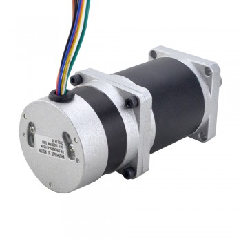 Brushless DC Gear Motor 24V 84W 35RPM 3 Phase with 100:1 Gearbox