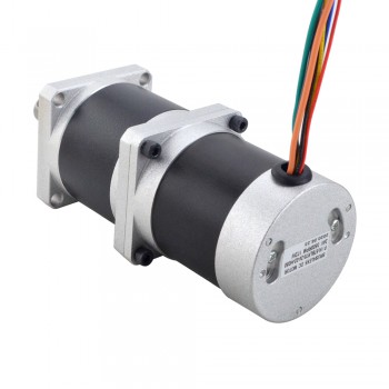 24V 172W 70RPM Brushless Geared DC Motor 50:1 with Gearbox BLDC Gear Motor