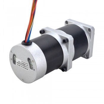 24V 172W 70RPM Brushless Geared DC Motor 50:1 with Gearbox BLDC Gear Motor