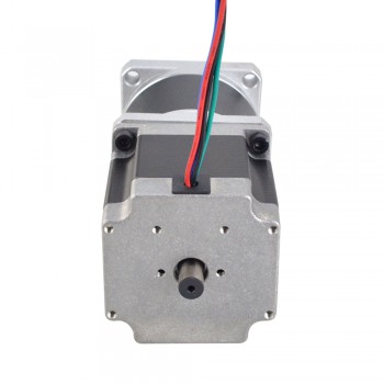 Nema 23 Dual Shaft Stepper Motor L=56mm Gear Ratio 50:1 Planetary Gearbox