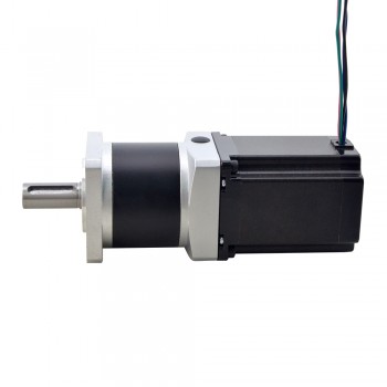 Nema 23 Stepper Motor Bipolar L=76mm 1.89Nm 2.9A with 50:1 Planetary Gearbox TQMG Series