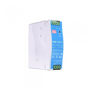 NDR-120-12 MEAN WELL CNC Power Supply 120W 12VDC 10A 115/230VAC DIN RAIL Power Supply