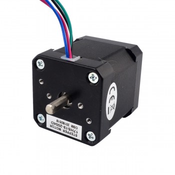 Dual Shaft Nema 17 Stepper Motor Bipolar 59Ncm 4 Wires(83.78oz.in) 2A 2.8v 42x42x48mm