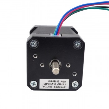 Dual Shaft Nema 17 Stepper Motor Bipolar 59Ncm 4 Wires(83.78oz.in) 2A 2.8v 42x42x48mm