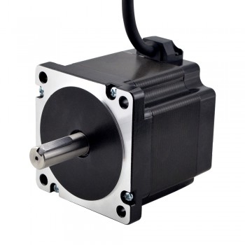 S Series Nema 34 Stepper Motor 1.8 Degree 4.8Nm(679.87oz.in) 2 Phase 6.0A Key-way Shaft