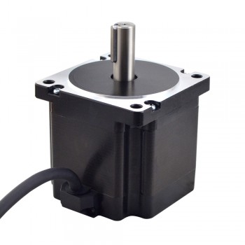 S Series Nema 34 Stepper Motor 1.8 Degree 4.8Nm(679.87oz.in) 2 Phase 6.0A Key-way Shaft