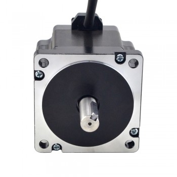 S Series Nema 34 Stepper Motor 1.8 Degree 4.8Nm(679.87oz.in) 2 Phase 6.0A Key-way Shaft