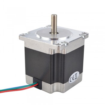 E Series Nema 23 Stepper Motor Bipolar 2 Phase 1.8 Degree 4 Wires 1.26 Nm(178.04oz.in) 2.8A