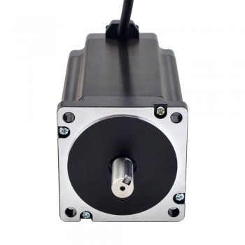 S Series Nema 34 Stepper Motor 1.8 Deg 13.0Nm(1841.31oz.in) 2 Phase 6.0A Key-way Shaft