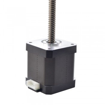 Nema 17 Non-captive Linear Stepper Motor Actuator 48mm Stack 1.8 Deg 1.68A Lead 8mm/0.31496