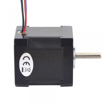 Full D-cut Shaft Nema 17 Stepper Motor Bipolar 0.9 Deg 46Ncm (65.1oz.in) 2A 2.9V 42x42x48mm 4 Wires