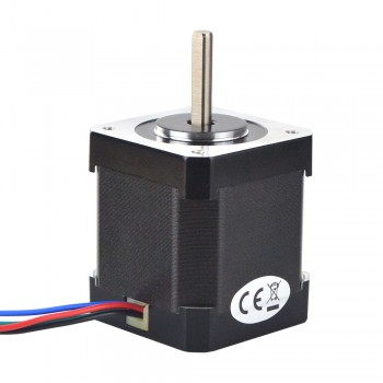 Full D-cut Shaft Nema 17 Stepper Motor Bipolar 0.9 Deg 46Ncm (65.1oz.in) 2A 2.9V 42x42x48mm 4 Wires