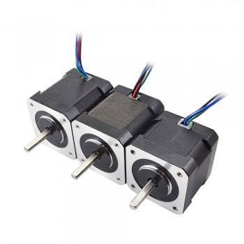 Nema 17 Stepper Motor Kit with Full D-cut Shaft for BLV MGN Cube 3D Printer