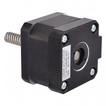 Nema 17 External Linear Stepper Motor 1.8 Deg 26Ncm(36.8oz.in) 12V 0.4A Lead Screw 32mm Lead/Revolution: 8mm(0.315