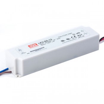 LPV-60-12 MEAN WELL 60W 5A 12V CNC Switching Power Supply Single Output Switching Power Supply