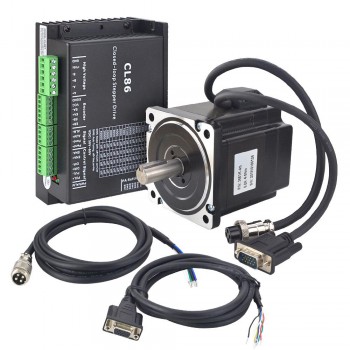 TP Series 1 Axis CNC Closed Loop Stepper Motor Kit 2 Phase 4.5Nm 6A Nema 34 Closed Loop Motor & Driver