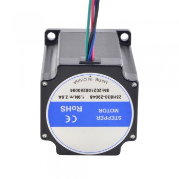 Nema 23 Bipolar Stepper Motor Short Shaft 4 Wires 1.89Nm (16.73oz.in) 2.9A 57x57x76.5mm