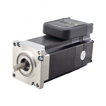 Short Shaft NEMA 23 Integrated Easy Servo Motor 130w 3000rpm 0.45Nm(63.73oz.in) 20-50VDC D-Cut Shaft