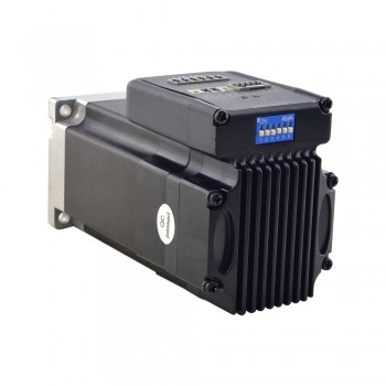 Short Shaft NEMA 23 Integrated Easy Servo Motor 130w 3000rpm 0.45Nm(63.73oz.in) 20-50VDC D-Cut Shaft