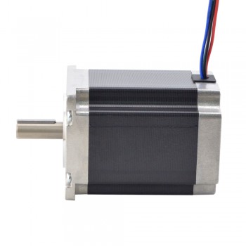 Nema 23 Stepper Motor Bipolar 1.8 Deg 2.8A 1.85Nm/256.9oz.in for NMRV30 Worm Gearbox Keyway Shaft