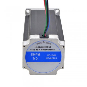 E Series Nema 23 Stepper Motor Bipolar 4 Wires 1.8 Degree 3.0 Nm(425oz.in) 4.2A 57x57x113mm