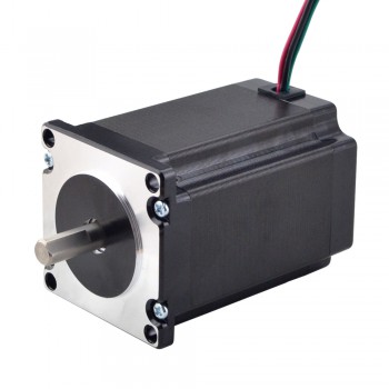 Nema 23 Stepper Motor 2 Phase 2.4Nm(339.79oz.in) 4A 57x57x82mm 4 Wires 15mm D-cut Shaft