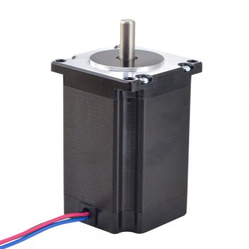 Nema 23 Stepper Motor 2 Phase 2.4Nm(339.79oz.in) 4A 57x57x82mm 4 Wires 15mm D-cut Shaft