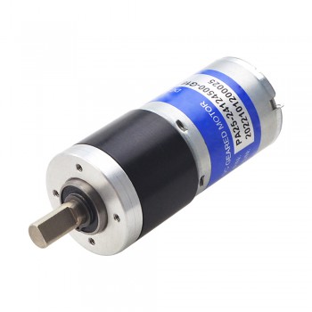 12V Mini Brushed DC Geared Motor 0.38Kg.cm 281RPM with 16:1 Planetary Gearbox Micro DC Gear Motor