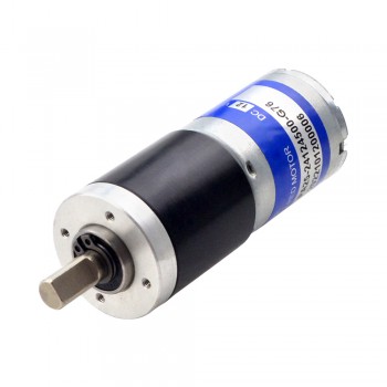 12V SmallBrushed DC Geared Motor 1.6Kg.cm/59RPM with 76:1 Planetary Gearbox
